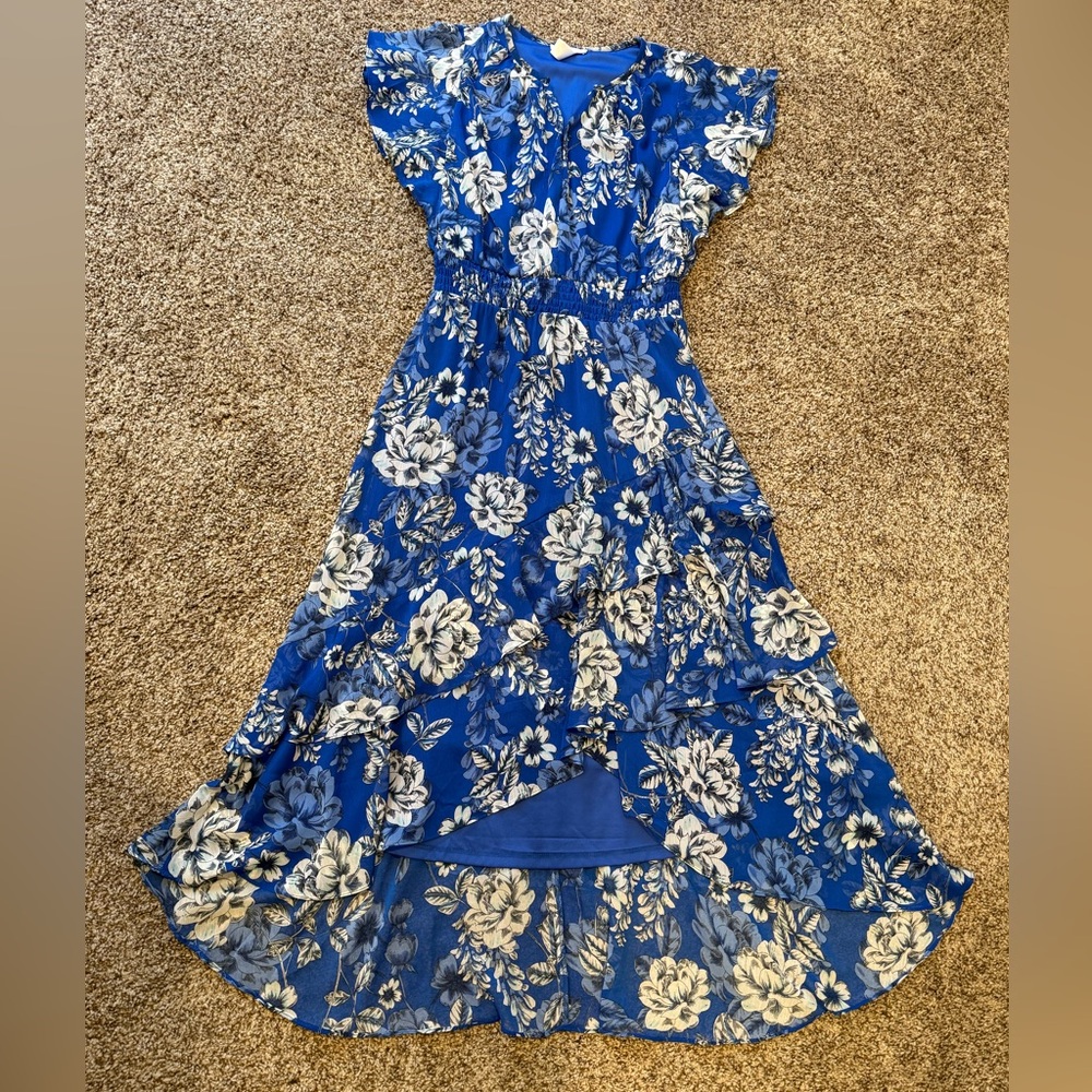 Blue Floral Dress